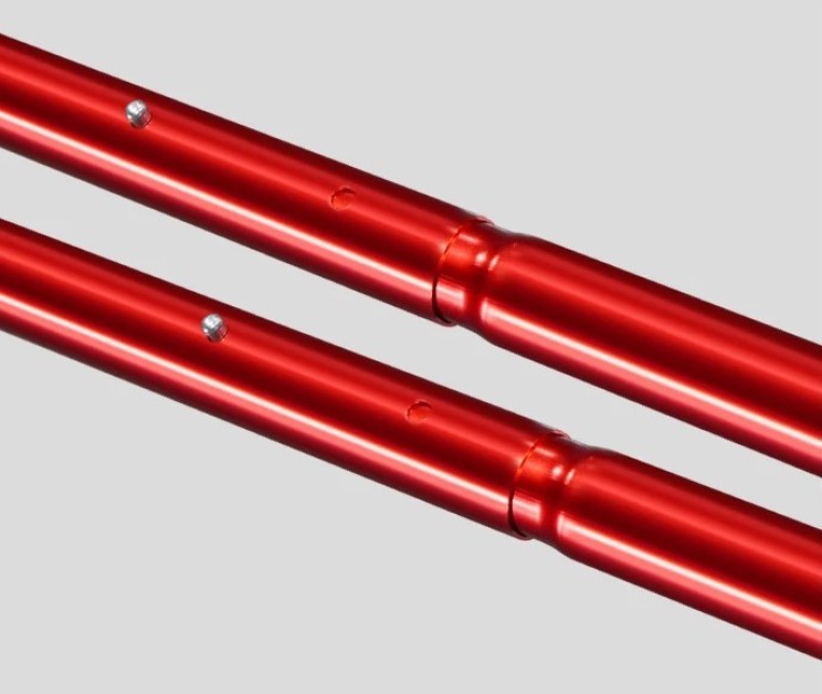 Aluminium kliksteel Ø45