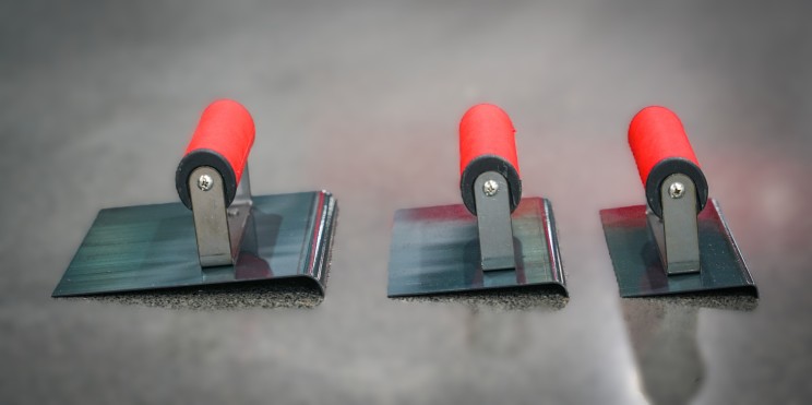 Afrondspaan Staal 152x152mm